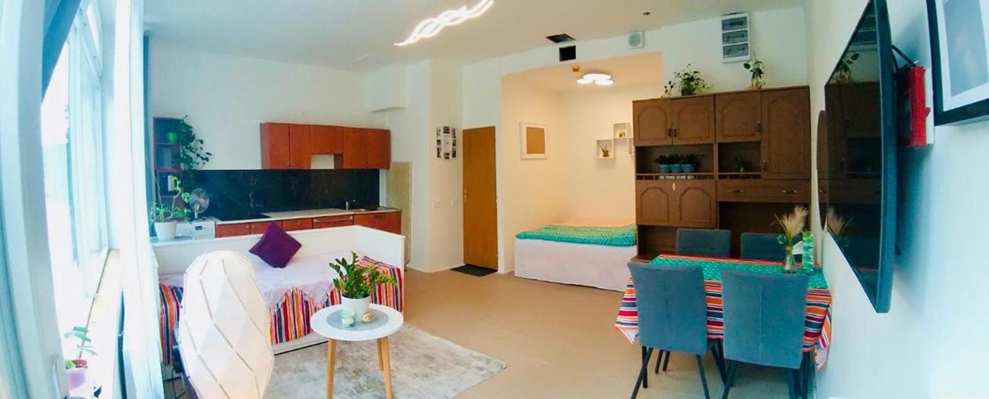 Green Studio Praha 2 L Ground Floor Free Parking Esterno foto
